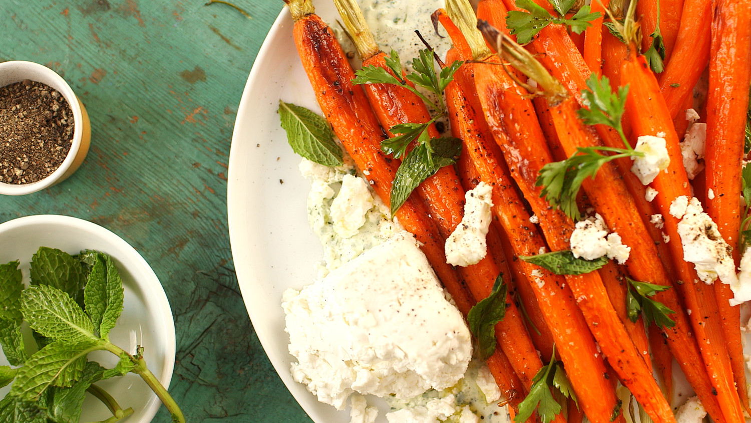 Video Roasted Carrots with Parsley Yogurt Martha Stewart